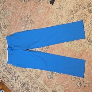 Tahari True Stretch Brilliant Blue Tummy Control Ankle Pants - Size M